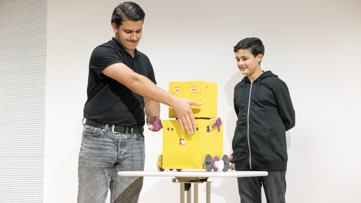 Finale sociale robot-wedstrijd