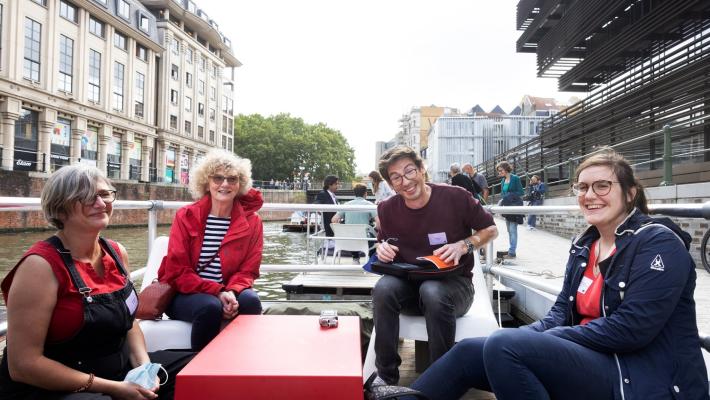 Comon network activities on solar driven boats
